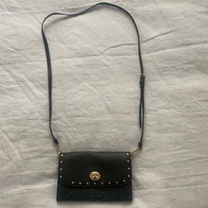 Black coach crossbody purse